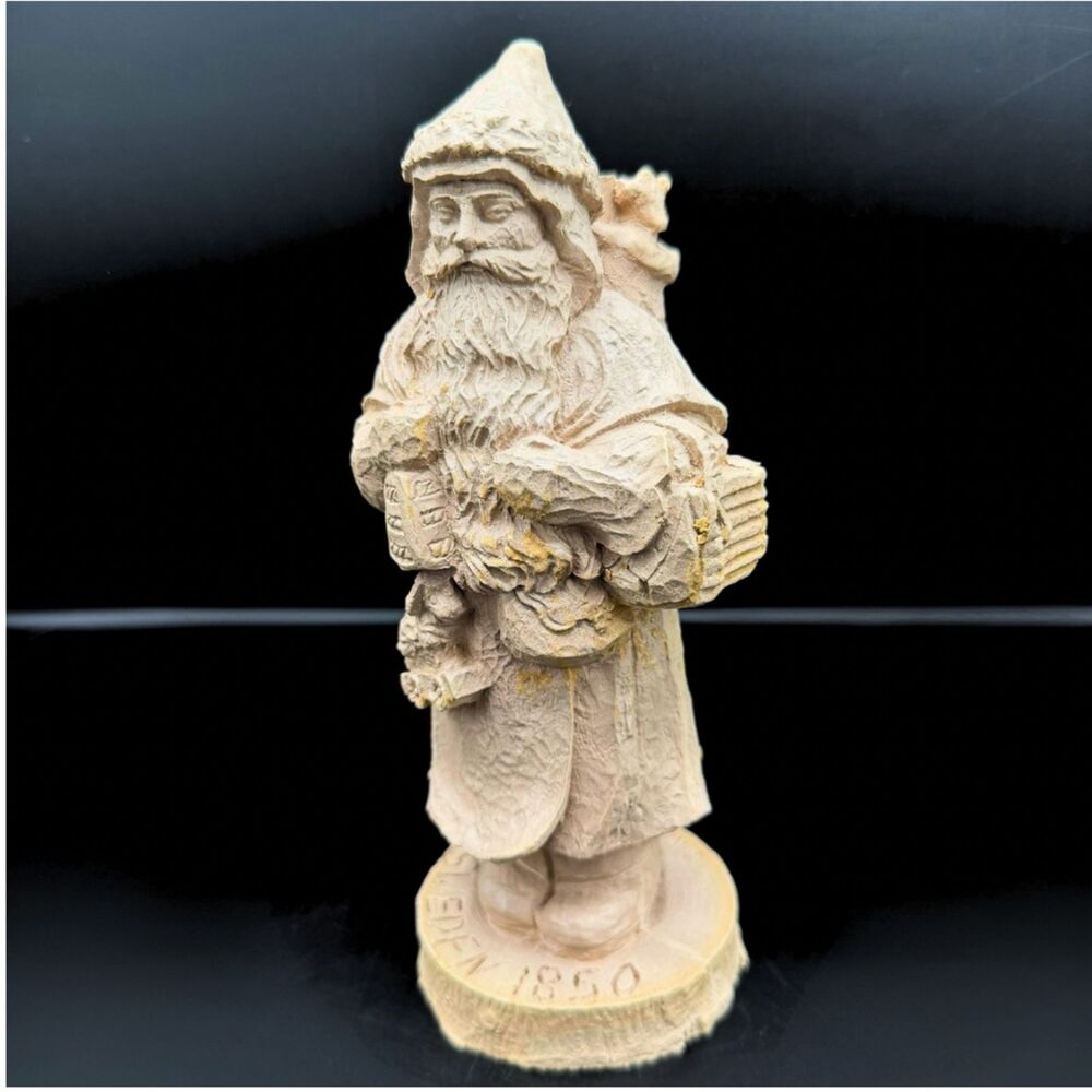 Vintage Old World Santa Figurine Sweden DIY Ready to Paint Folk Art Christmas